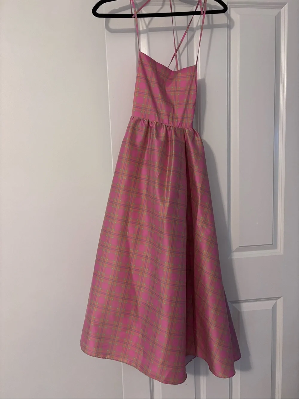 J. Crew Collection Squareneck Stretch Taffeta Dress Midi